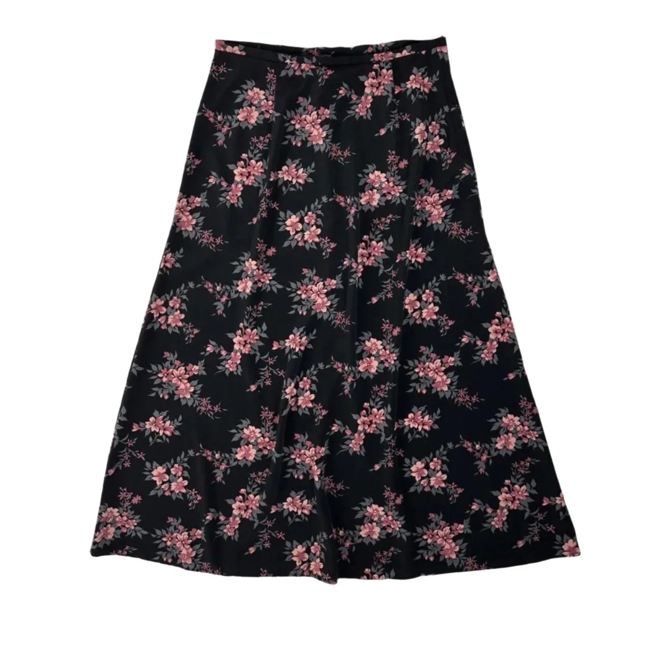 90s Floral Maxi Skirt (M)