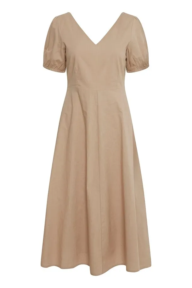 A-Line Dress In Mocha
