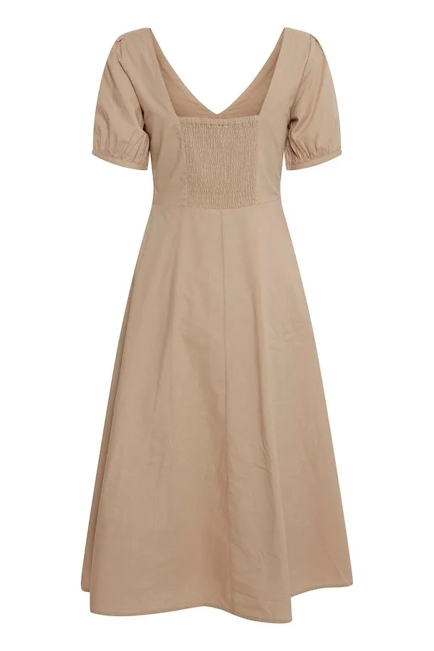 A-Line Dress In Mocha