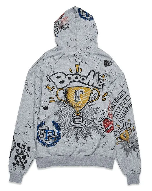 ALLOVER DOODLING HOODIE