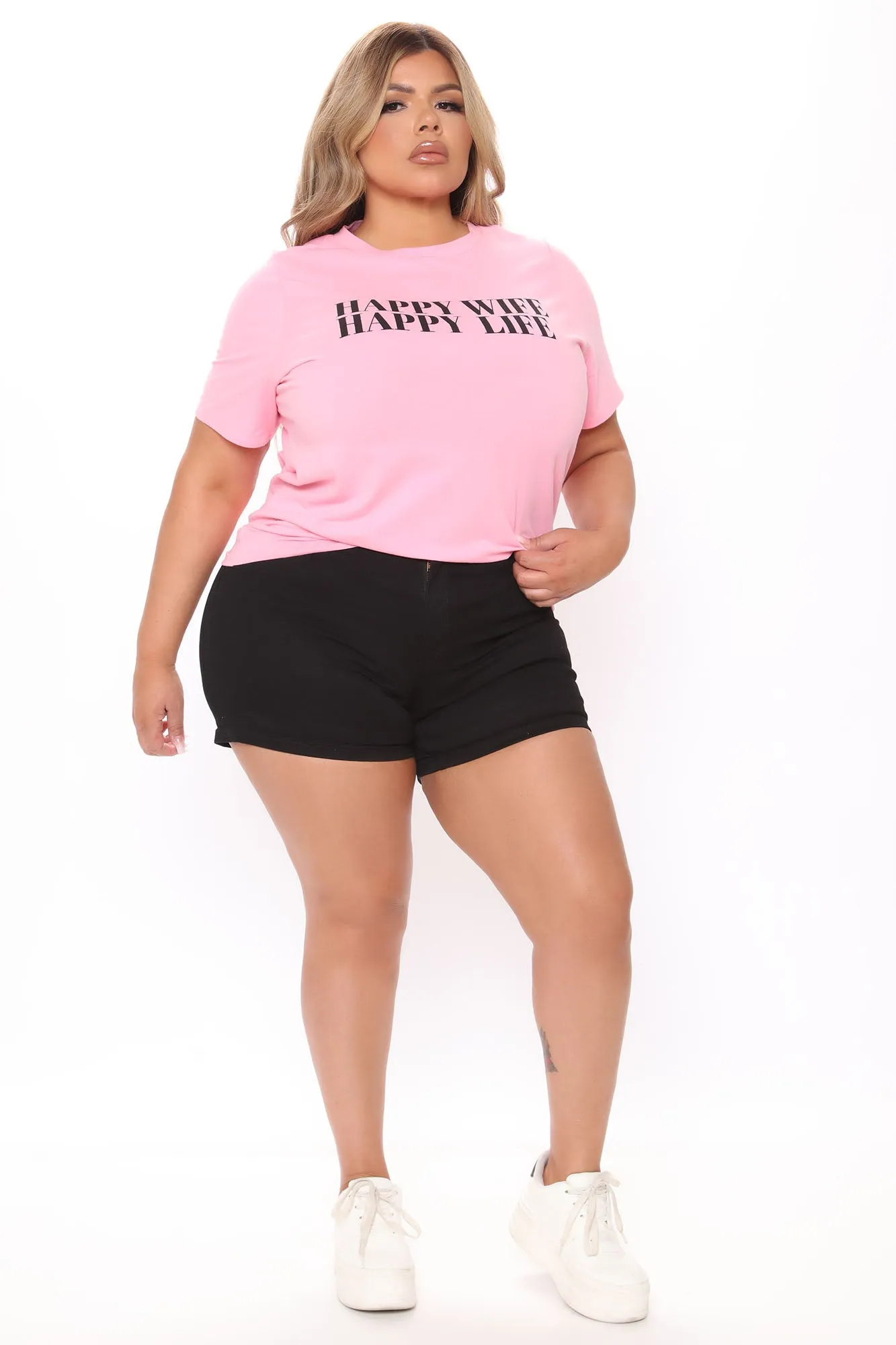 An Easy Choice Booty Lifting Denim Shorts - Black