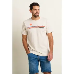 Brakeburn XXL White Printed Bike T-Shirt