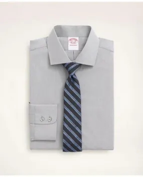 Brooks Brothers Men's Madison Relaxed-Fit Dress Shirt Grey