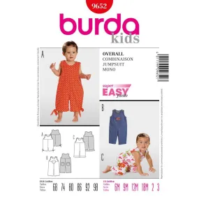 Burda B9652 Jumpsuit Sewing Pattern