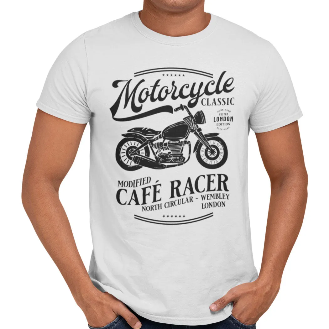 Café Racer Custom Motorcycle T-Shirt