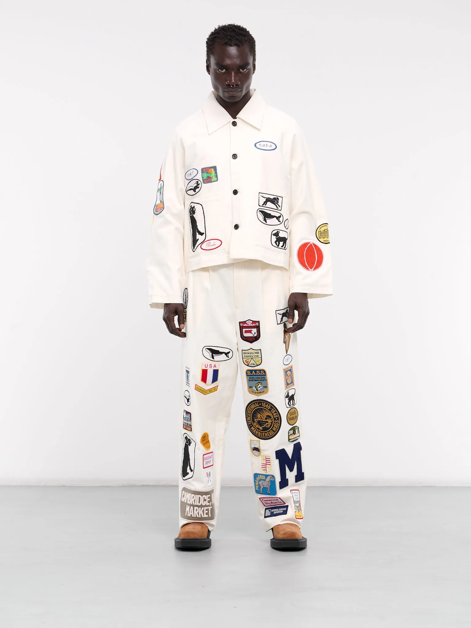 Cambridge McNab Trousers (MRS24BT037-WHITE-MULTI)