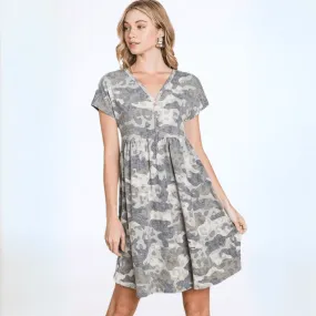 Camo Mini Dress Made in USA