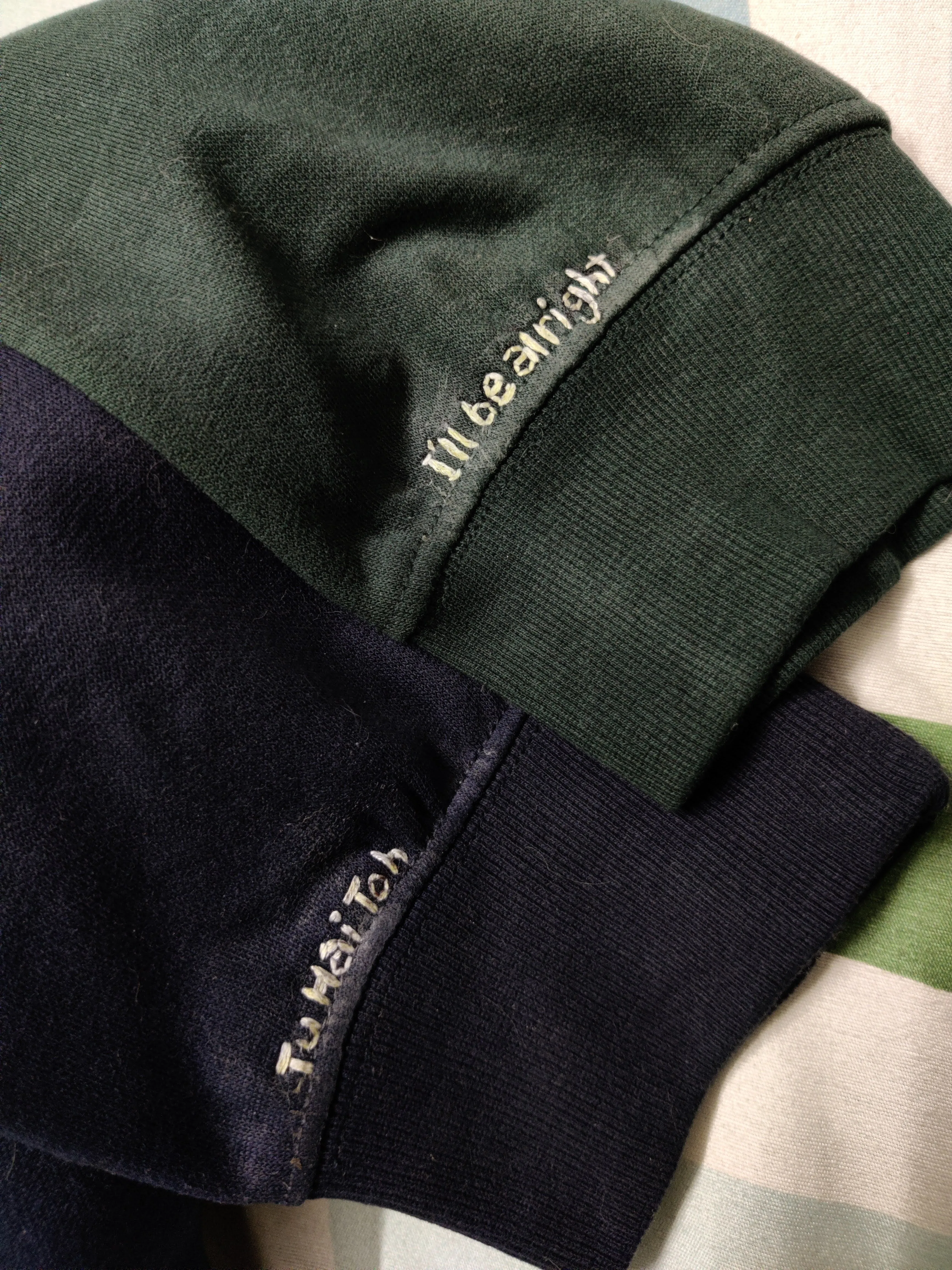Couple Zootopia theme Hand Embroidered Sweatshirts