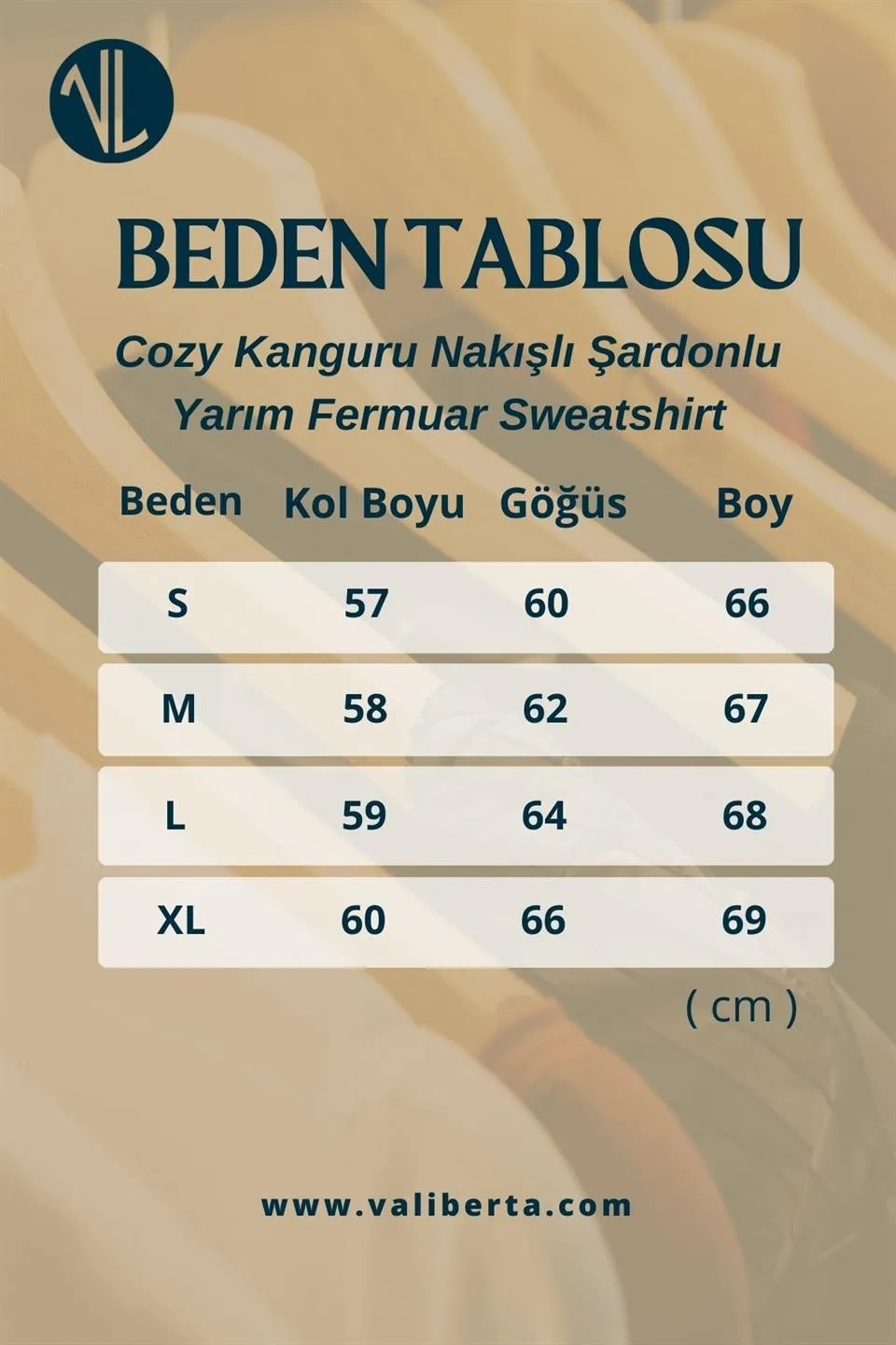 cozy kanguru nakişli şardonlu yarim fermuar sweatshirt