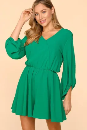 Curvy Girlz Greta Kelly Green Romper