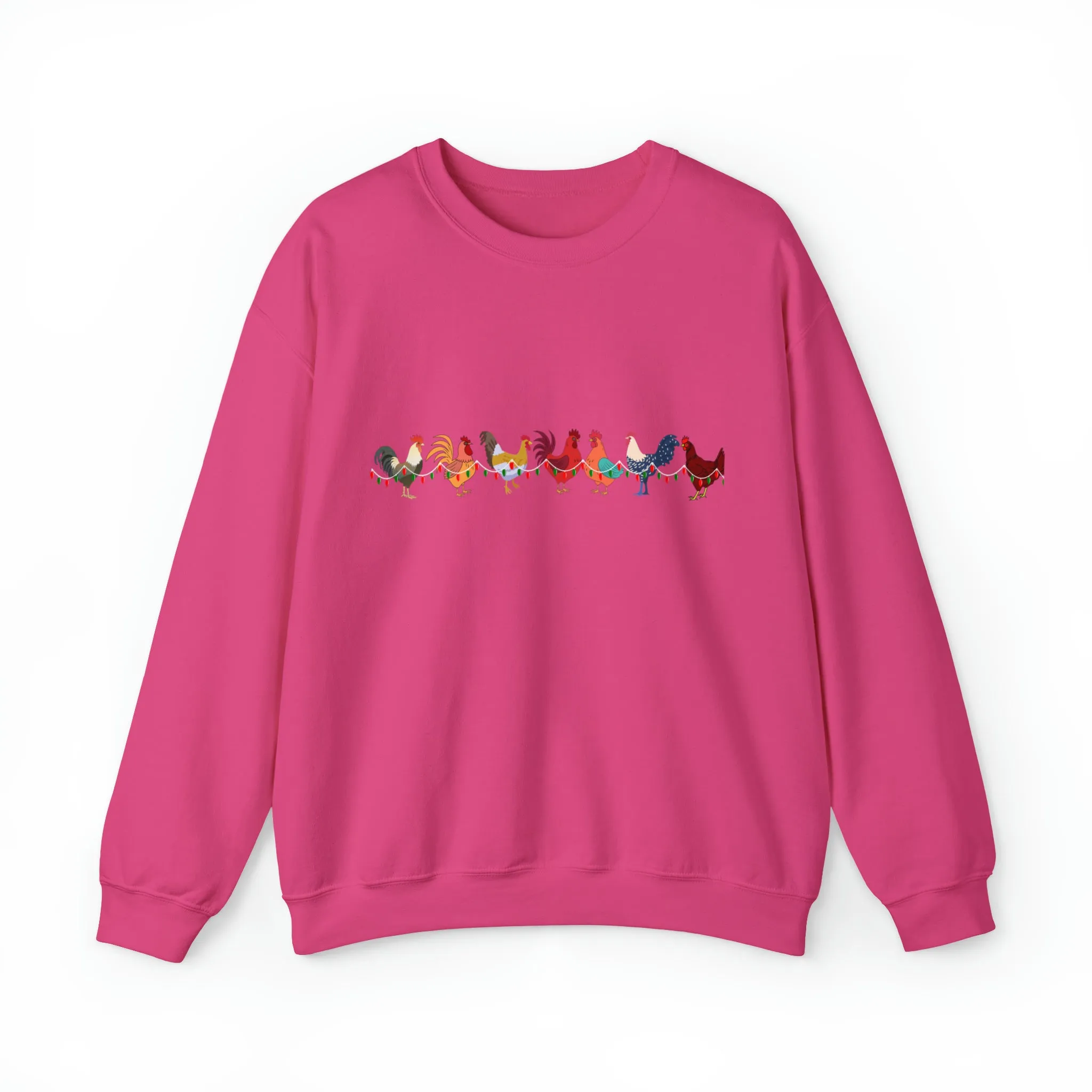 Cute Christmas Chickens Christmas Sweatshirt, Womens Christmas Sweatshirt, Christmas Sweatshirts for Women, Christmas Women,Merry Christmas Sweat