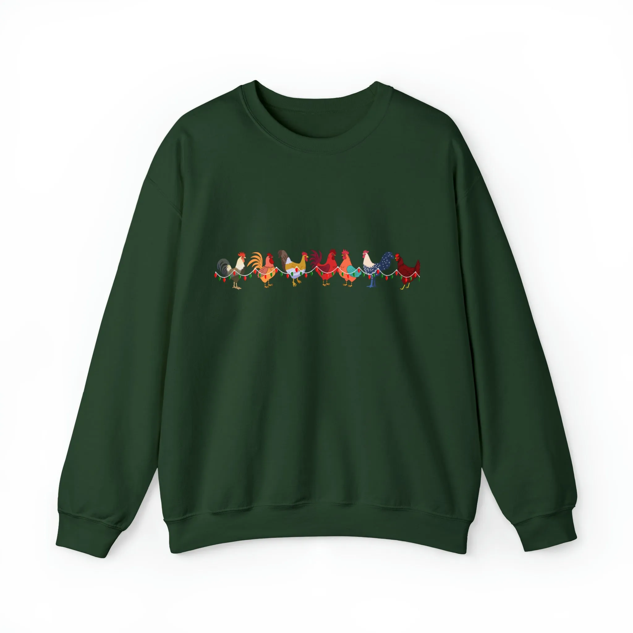 Cute Christmas Chickens Christmas Sweatshirt, Womens Christmas Sweatshirt, Christmas Sweatshirts for Women, Christmas Women,Merry Christmas Sweat