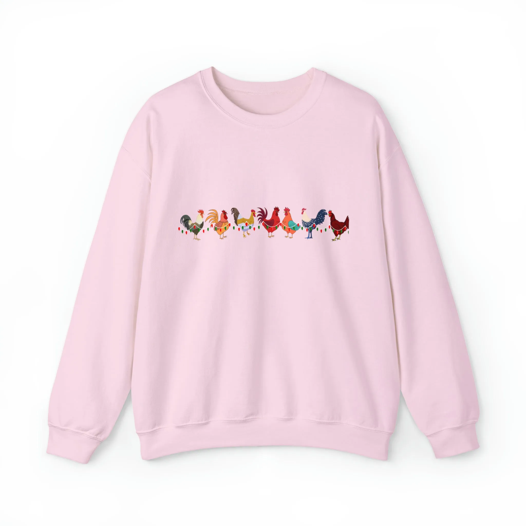 Cute Christmas Chickens Christmas Sweatshirt, Womens Christmas Sweatshirt, Christmas Sweatshirts for Women, Christmas Women,Merry Christmas Sweat