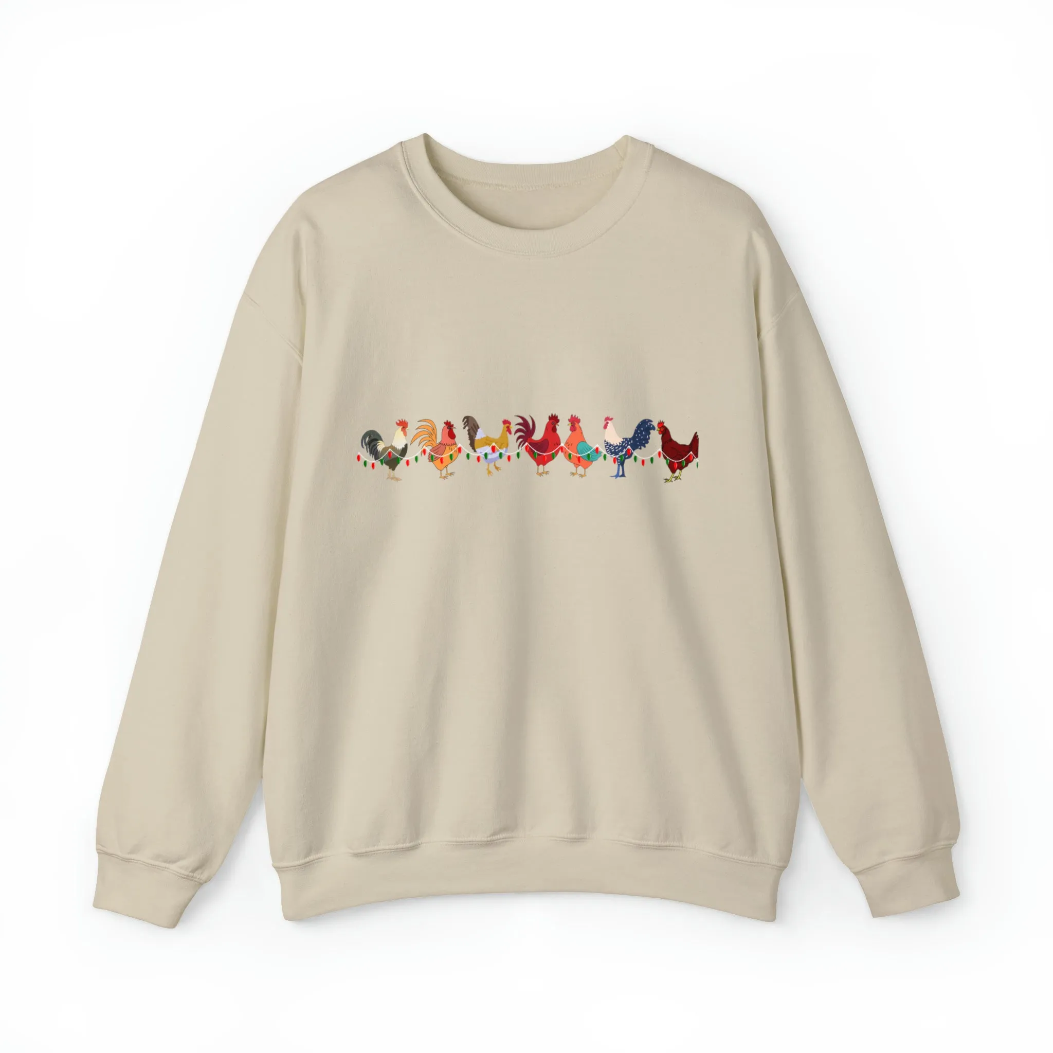 Cute Christmas Chickens Christmas Sweatshirt, Womens Christmas Sweatshirt, Christmas Sweatshirts for Women, Christmas Women,Merry Christmas Sweat