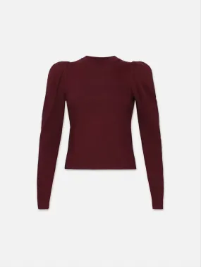 Draped Femme Tee ~ Burgandy