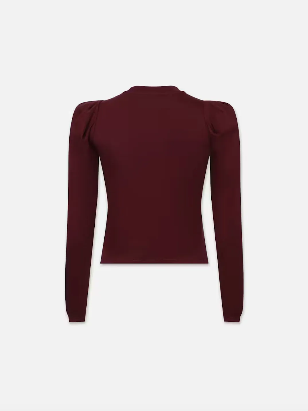 Draped Femme Tee ~ Burgandy