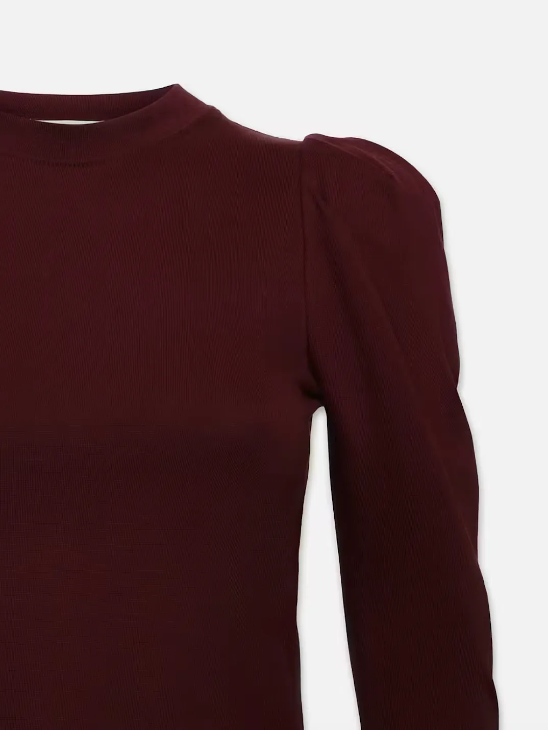 Draped Femme Tee ~ Burgandy
