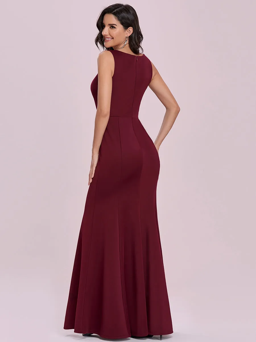 Feminine Wholesale Mermaid Evening Dress with Chiffon Wrap EE00291