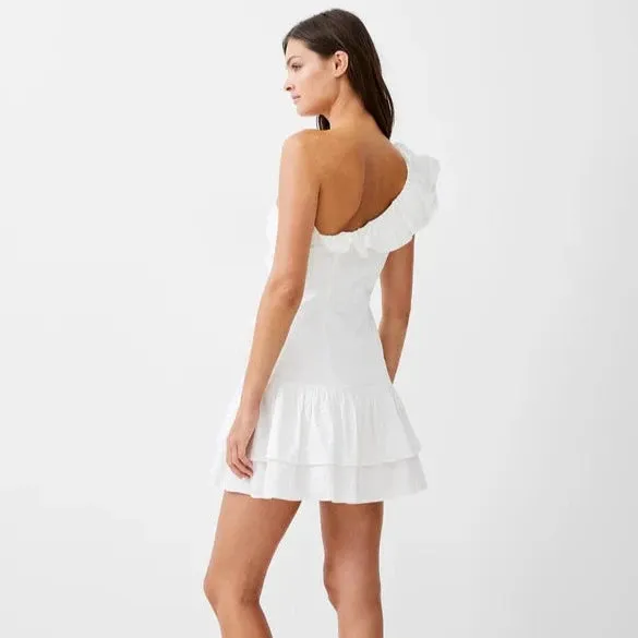 Florida Ruffle Shoulder Dress