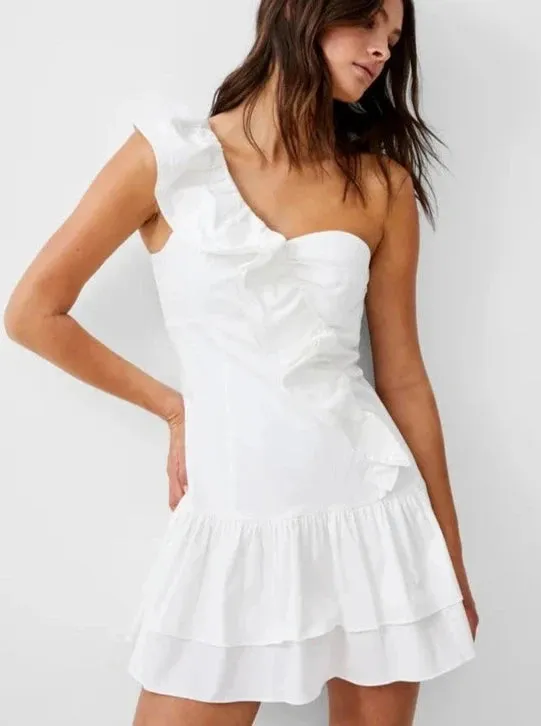 Florida Ruffle Shoulder Dress