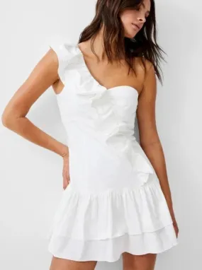Florida Ruffle Shoulder Dress