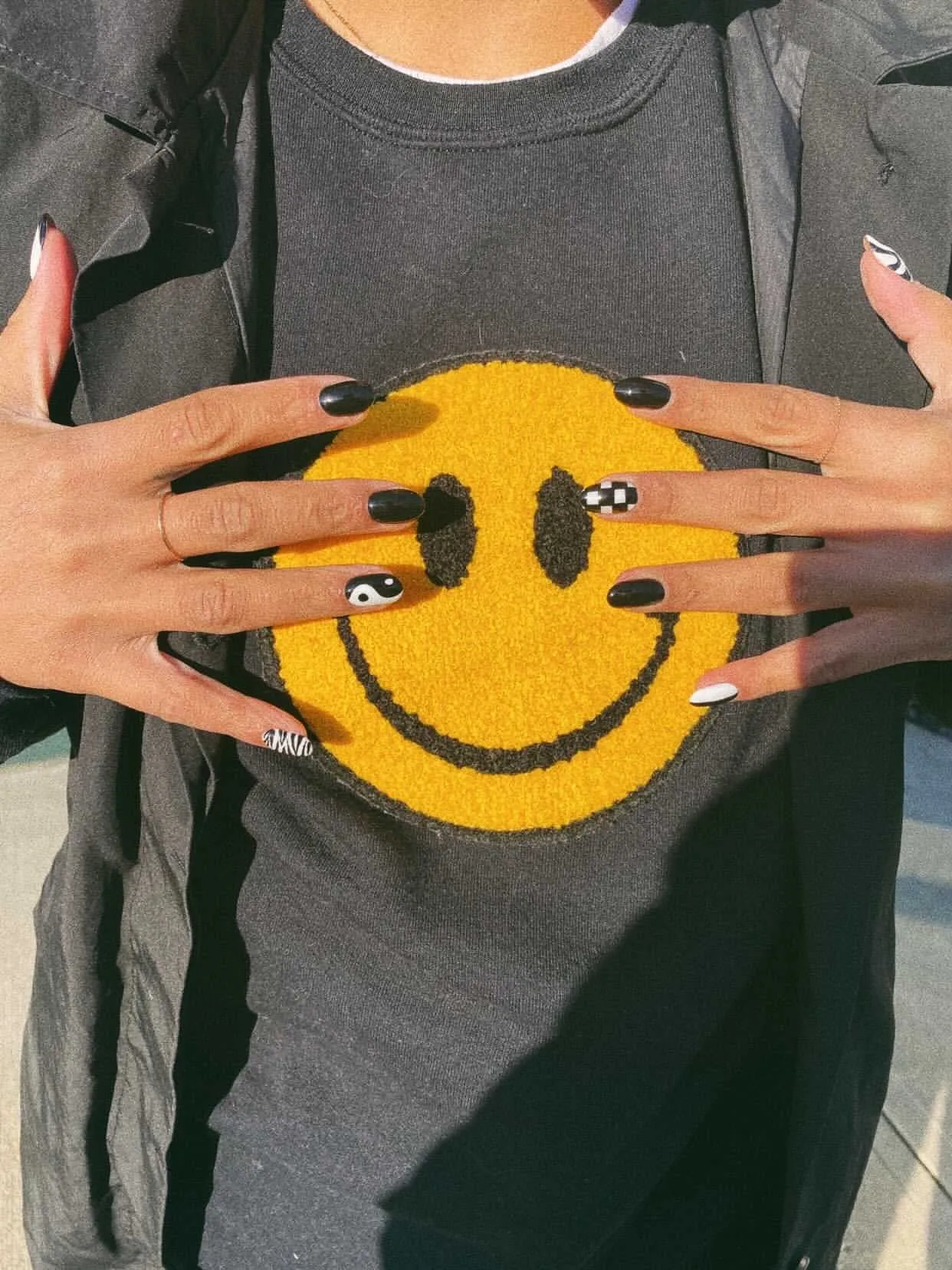 Fuzzy Soho Happy Face ™️ Sweatshirt PRE-ORDER Ships November 15th