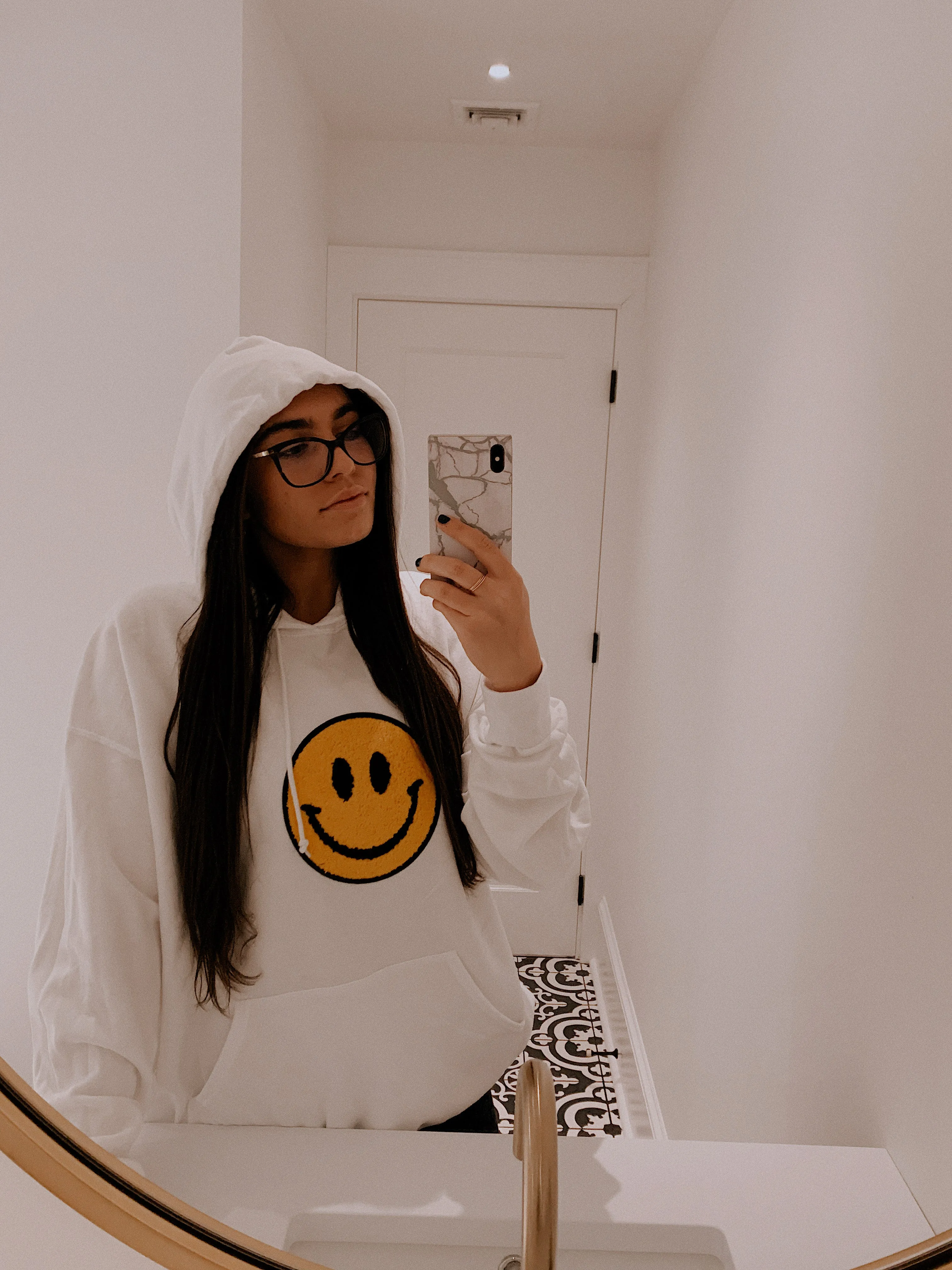 Fuzzy Soho Happy Face ™️ Sweatshirt PRE-ORDER Ships November 15th