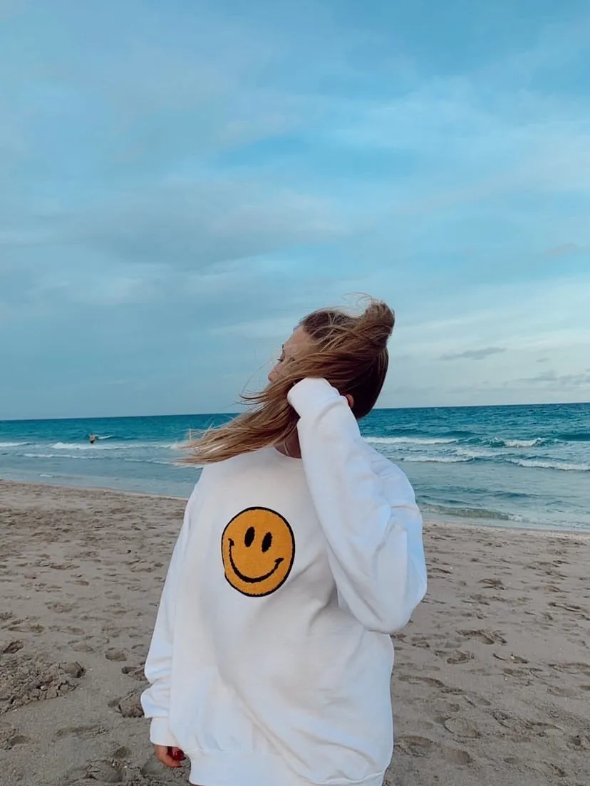 Fuzzy Soho Happy Face ™️ Sweatshirt PRE-ORDER Ships November 15th