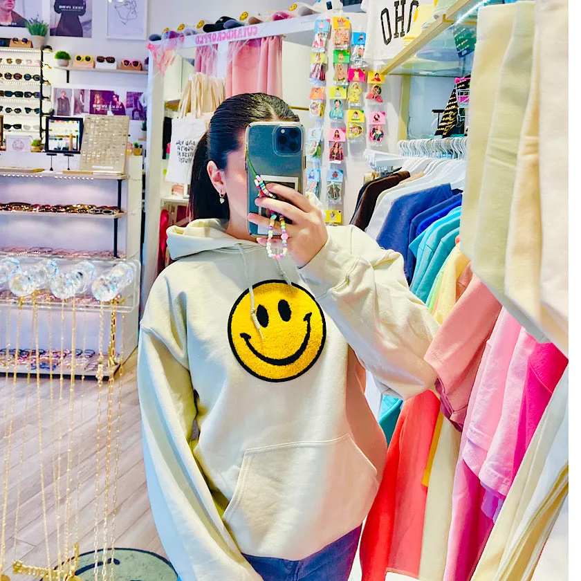 Fuzzy Soho Happy Face ™️ Sweatshirt PRE-ORDER Ships November 15th
