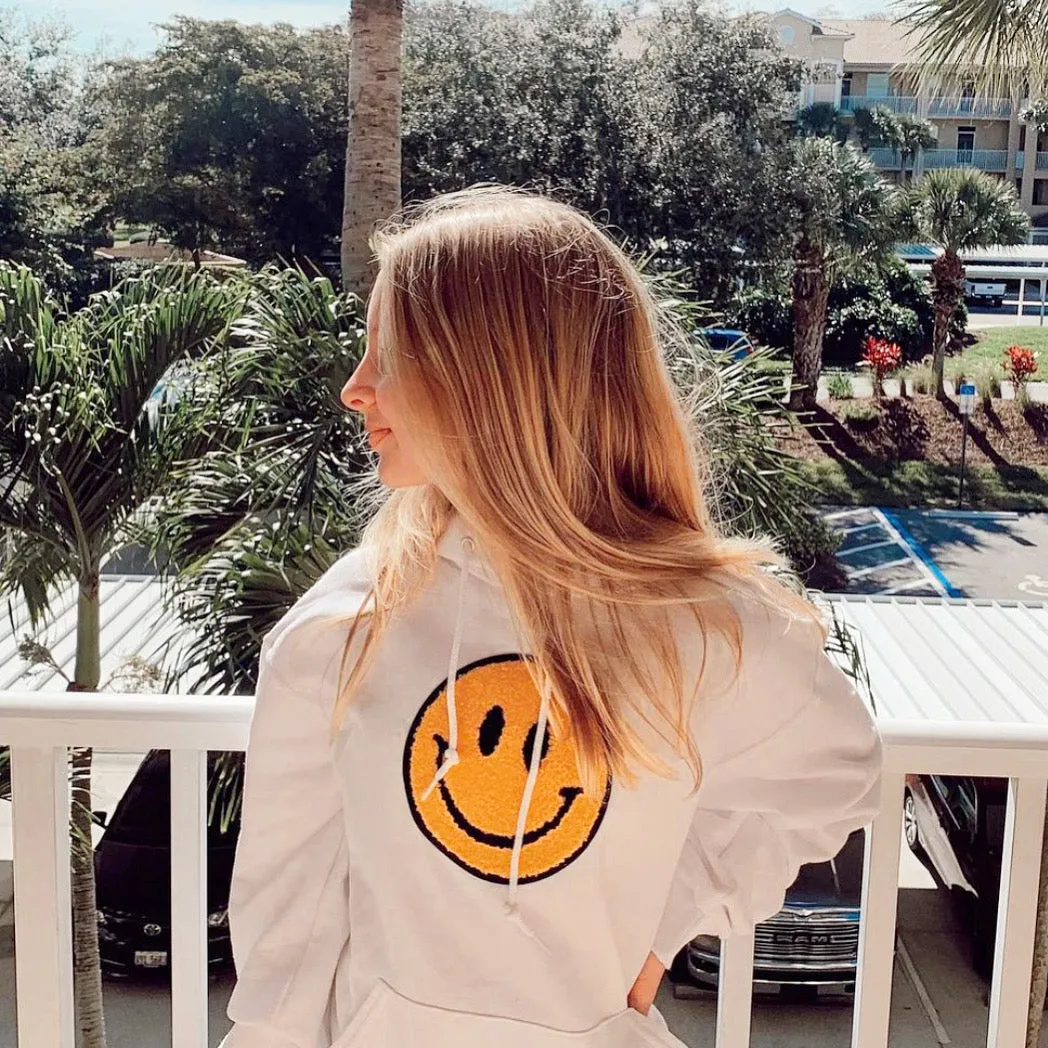 Fuzzy Soho Happy Face ™️ Sweatshirt PRE-ORDER Ships November 15th