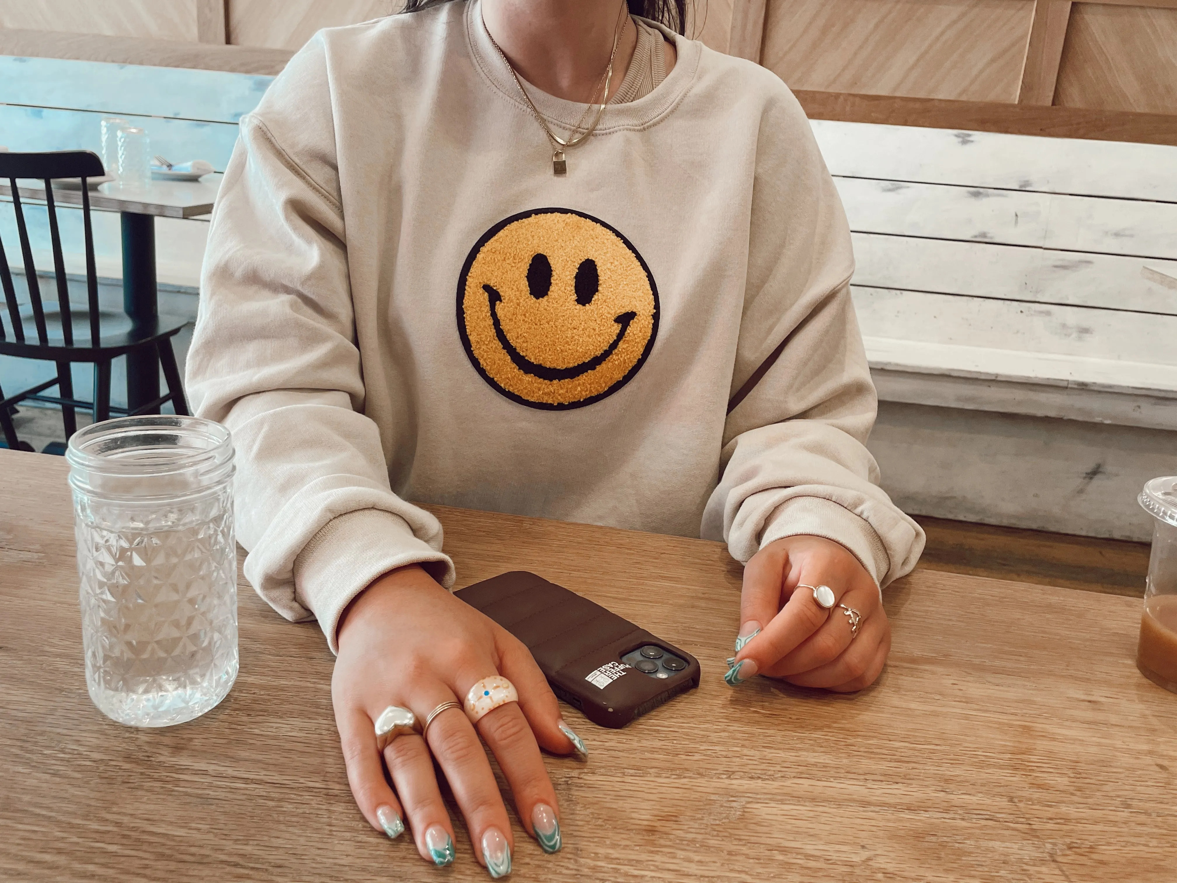 Fuzzy Soho Happy Face ™️ Sweatshirt PRE-ORDER Ships November 15th
