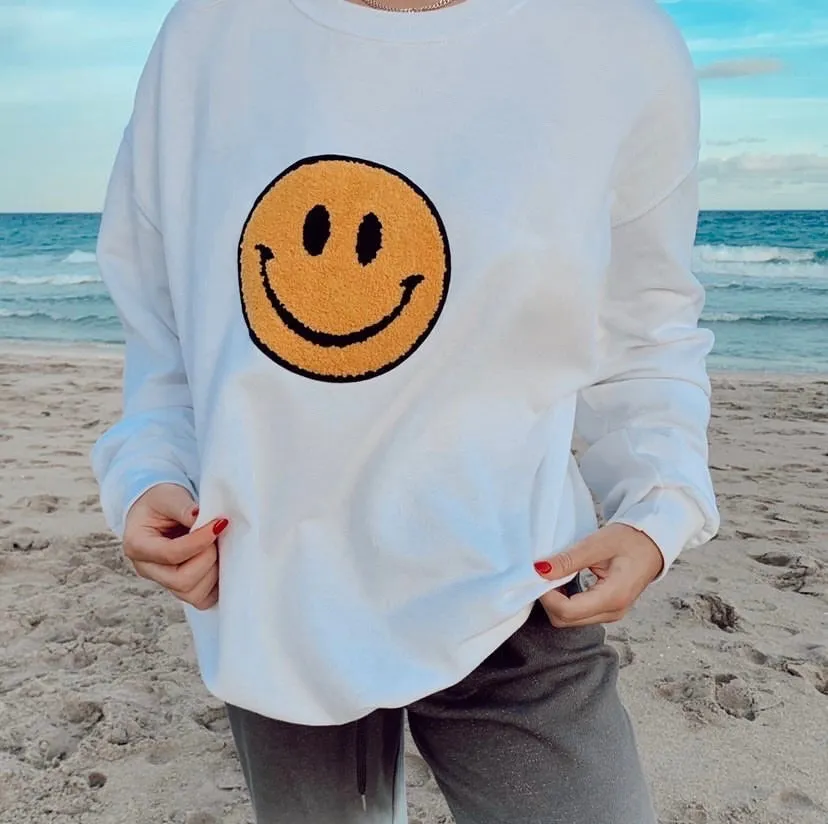 Fuzzy Soho Happy Face ™️ Sweatshirt PRE-ORDER Ships November 15th
