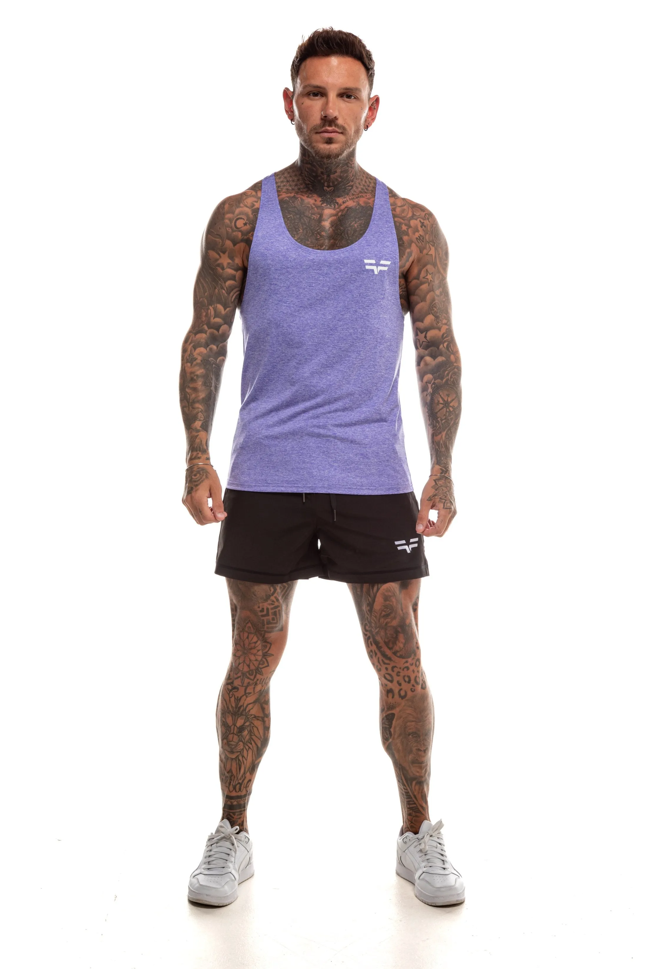 GymFreak Mens Active Vest - Purple