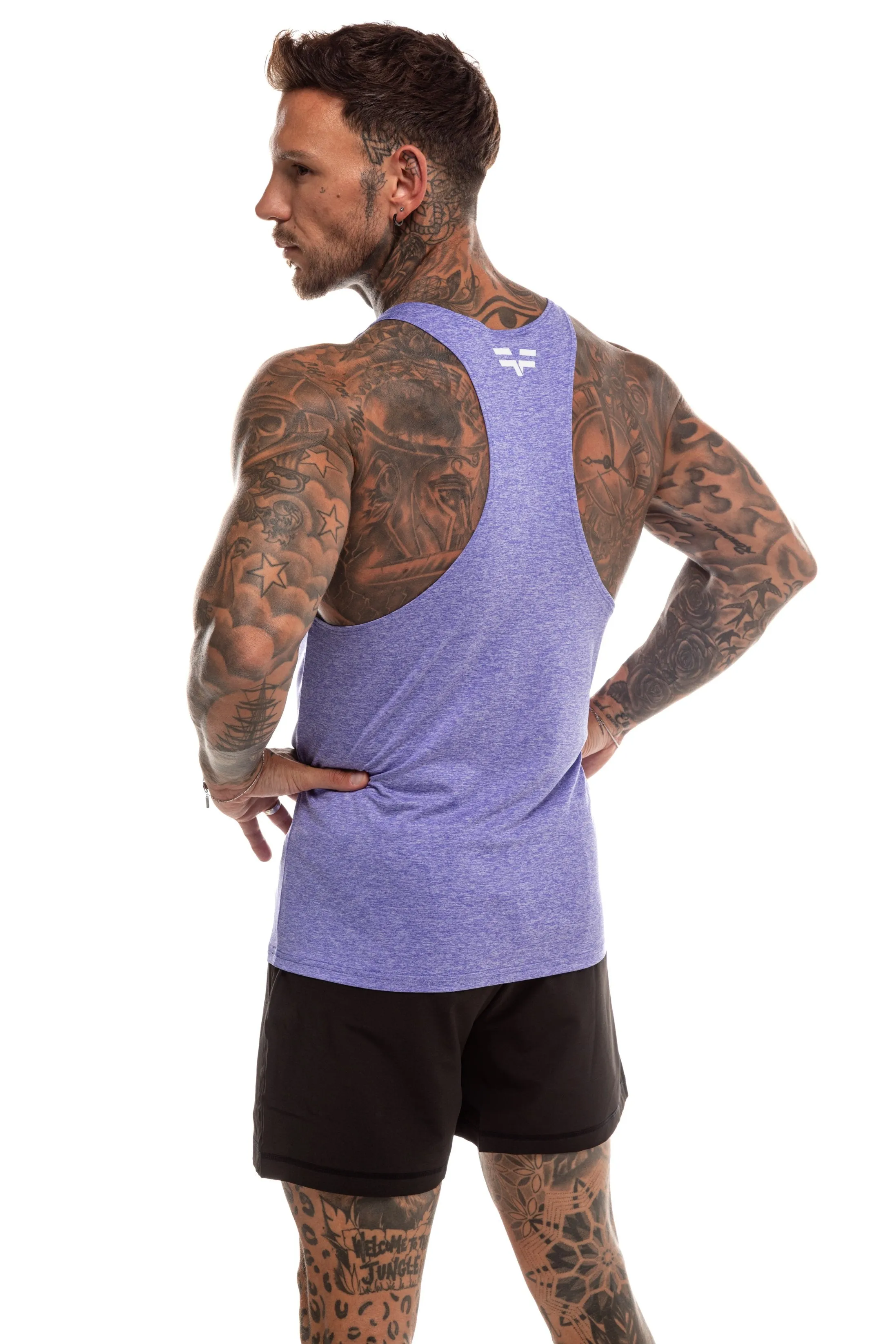 GymFreak Mens Active Vest - Purple