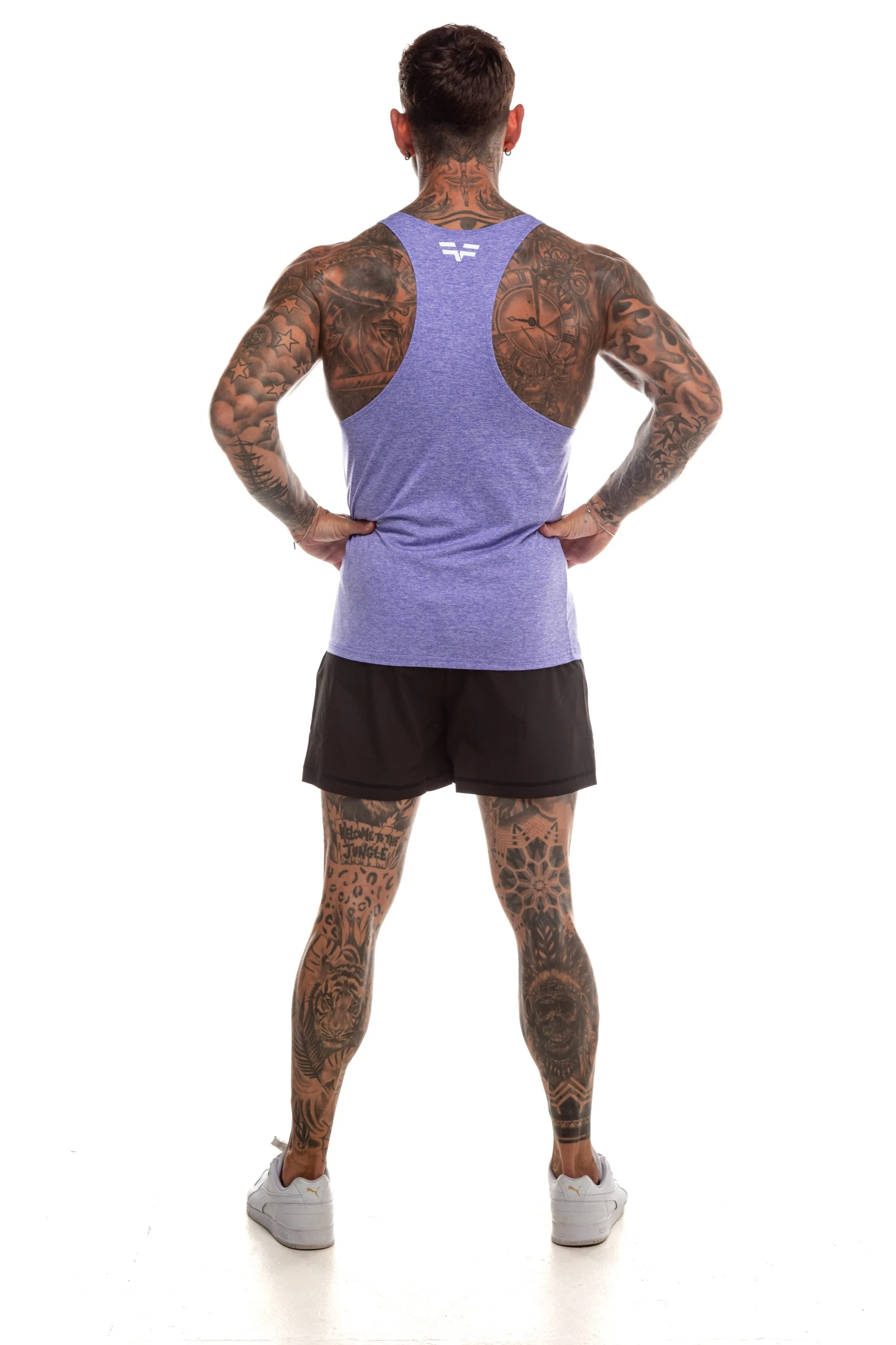 GymFreak Mens Active Vest - Purple
