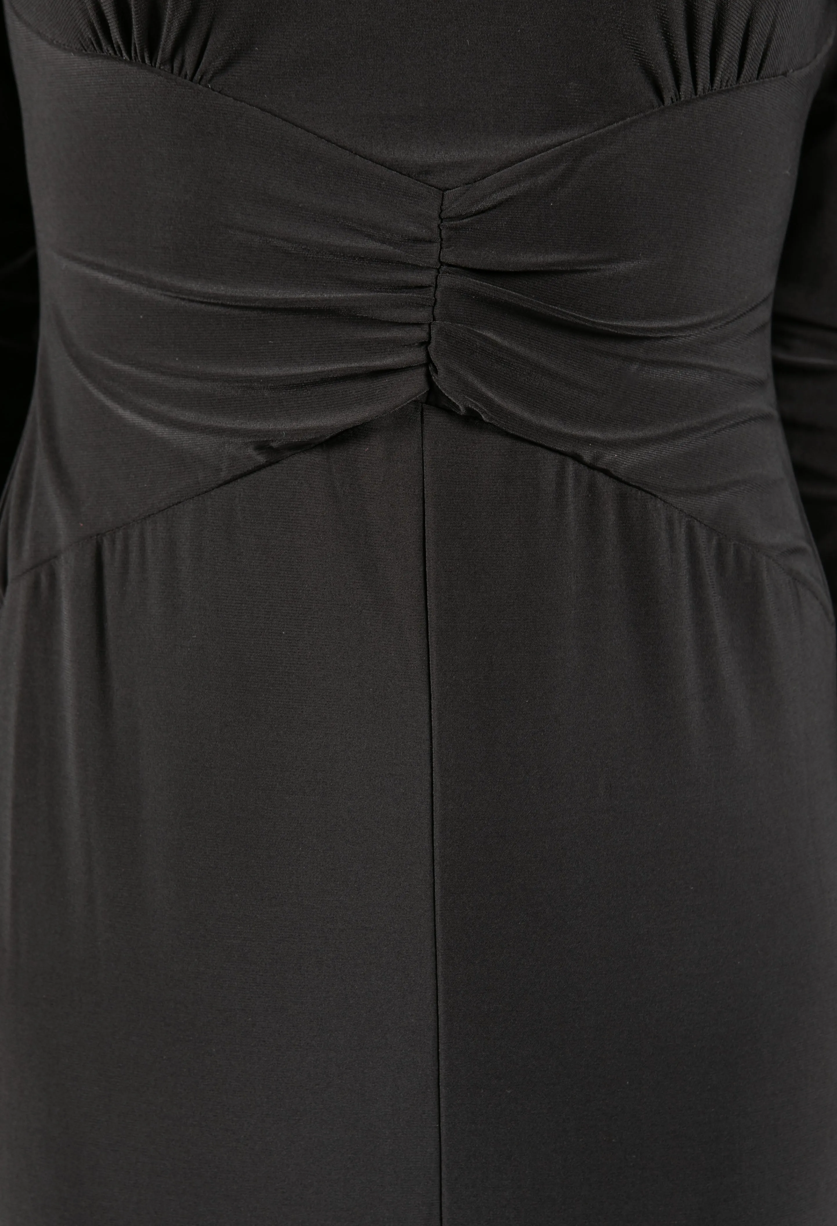 High Neck Fitted Dress