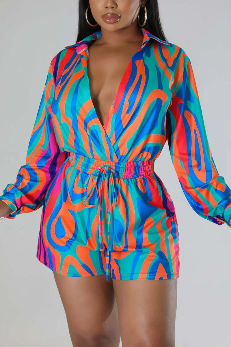 JA490 Rainbow Long Sleeve Rompers