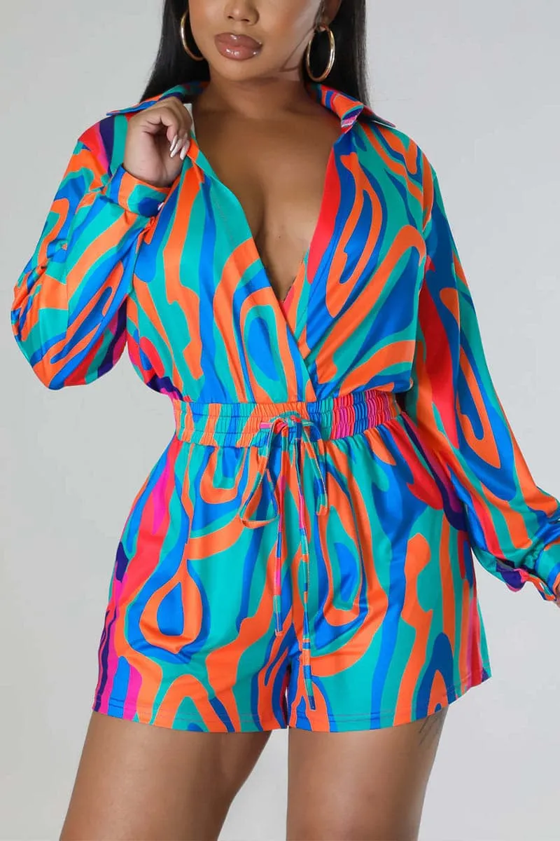 JA490 Rainbow Long Sleeve Rompers