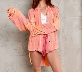 Jasmine Coral/Peach Top