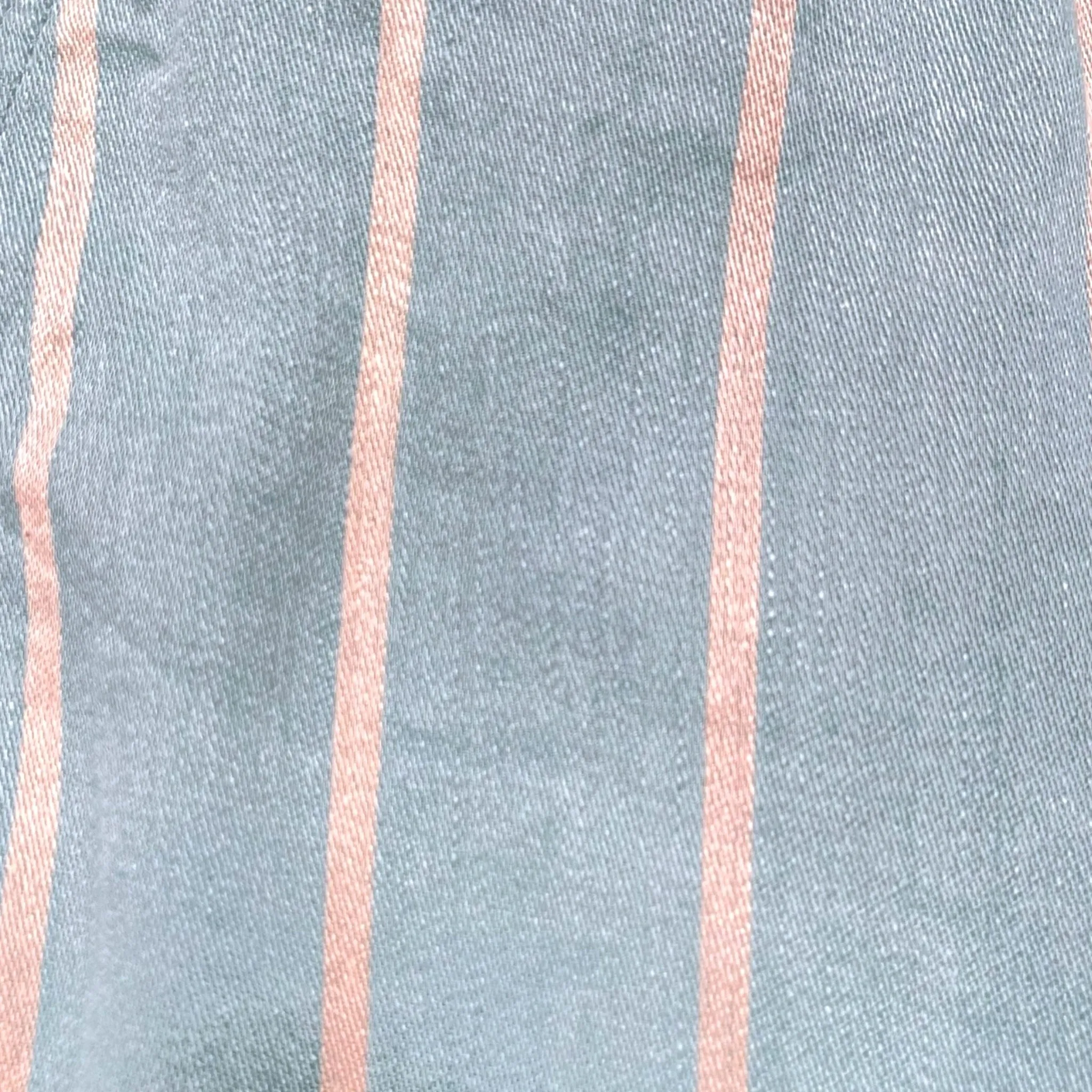 Kapital Linen Phillies Stripe Easy Shorts Turquoise