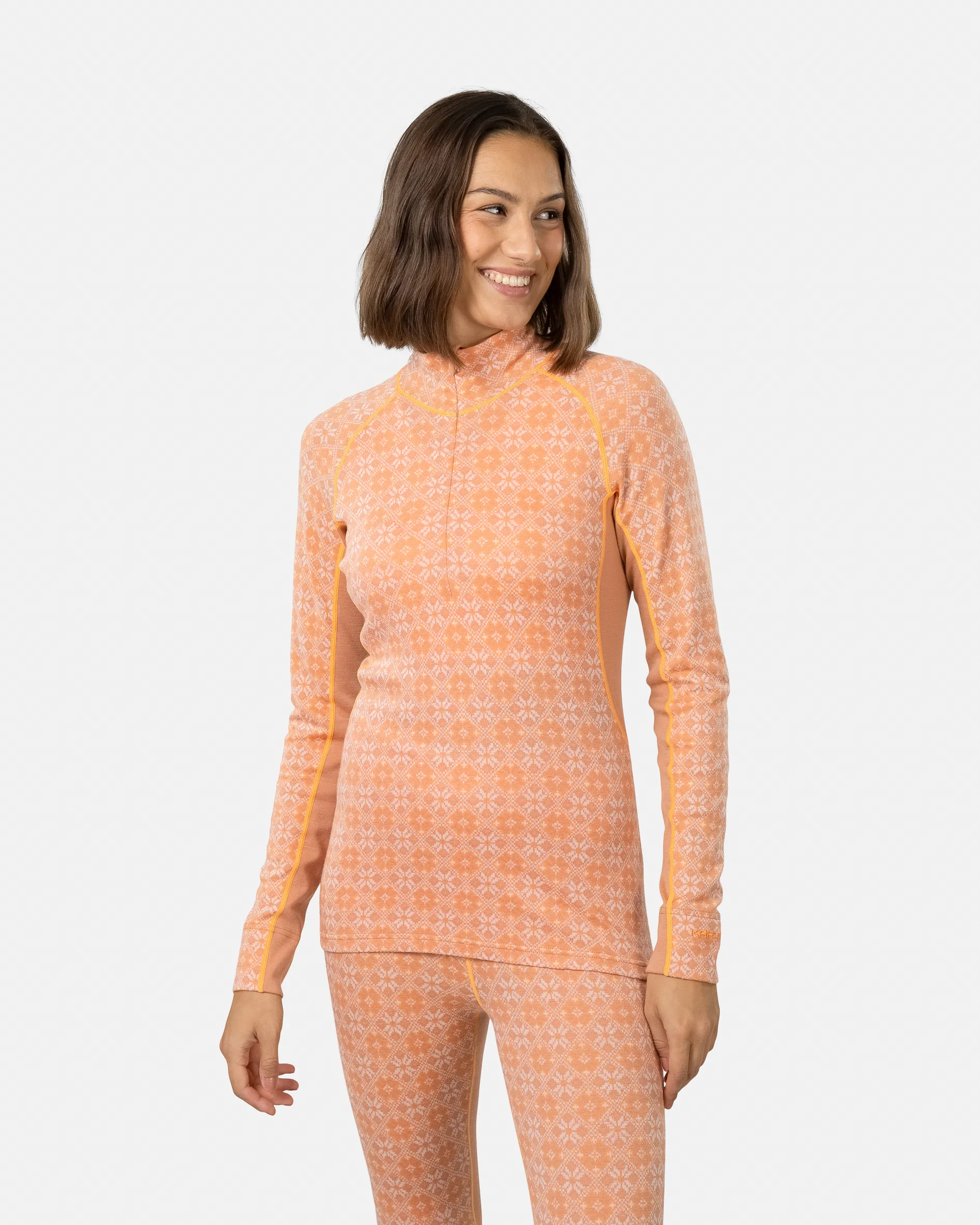 Kari Traa Women&#x27;s Rose Light Half Zip Light Brown | Buy Kari Traa Women&#x27;s Rose Light Half Zip Light Brown here | Outnorth