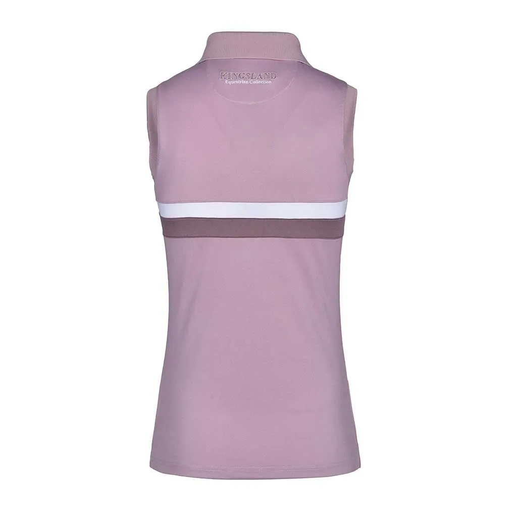 Ladies Technical Sleeveless Polo Shirt KLLydia