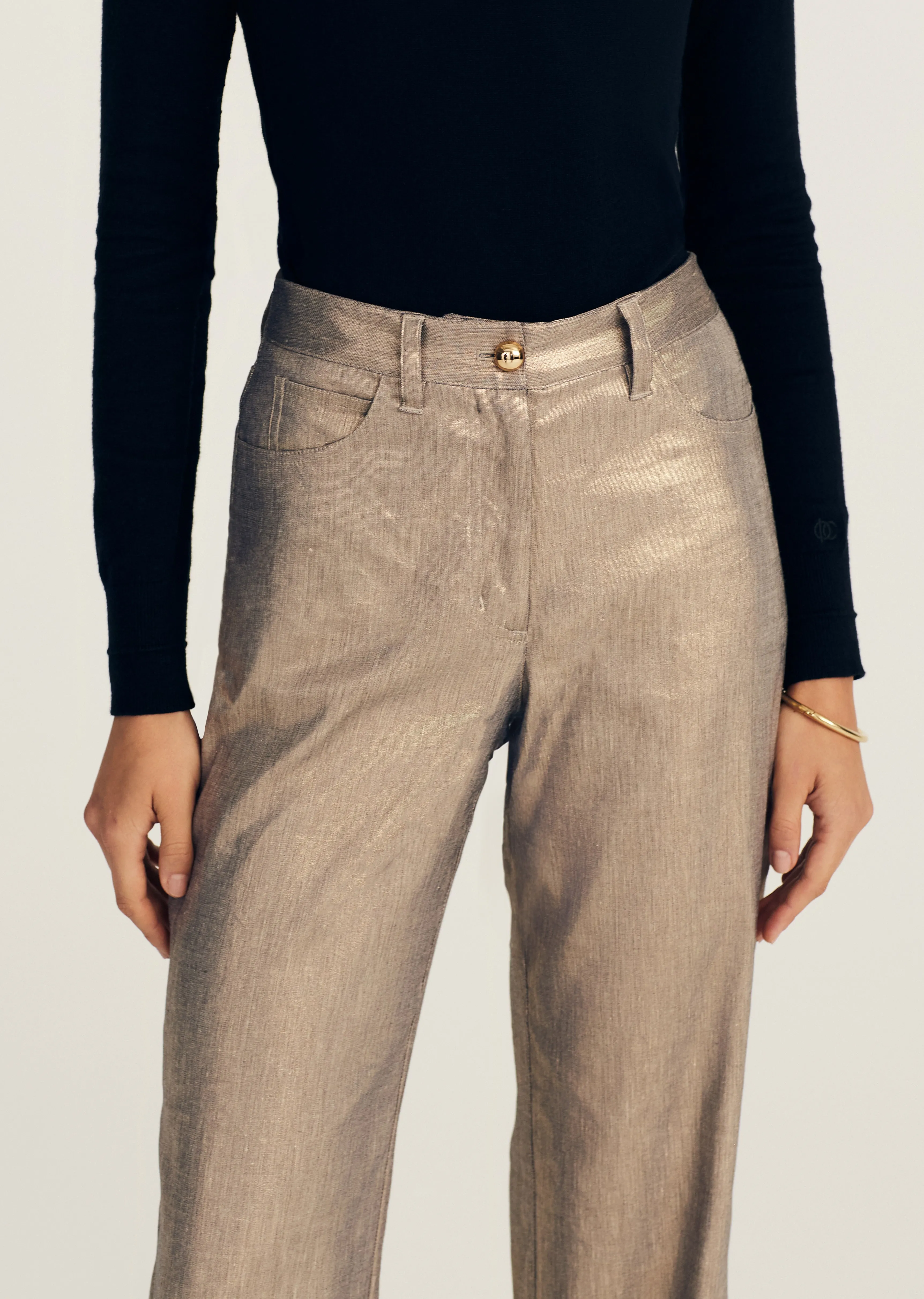 Larissa 5 Pocket Trouser - Oro