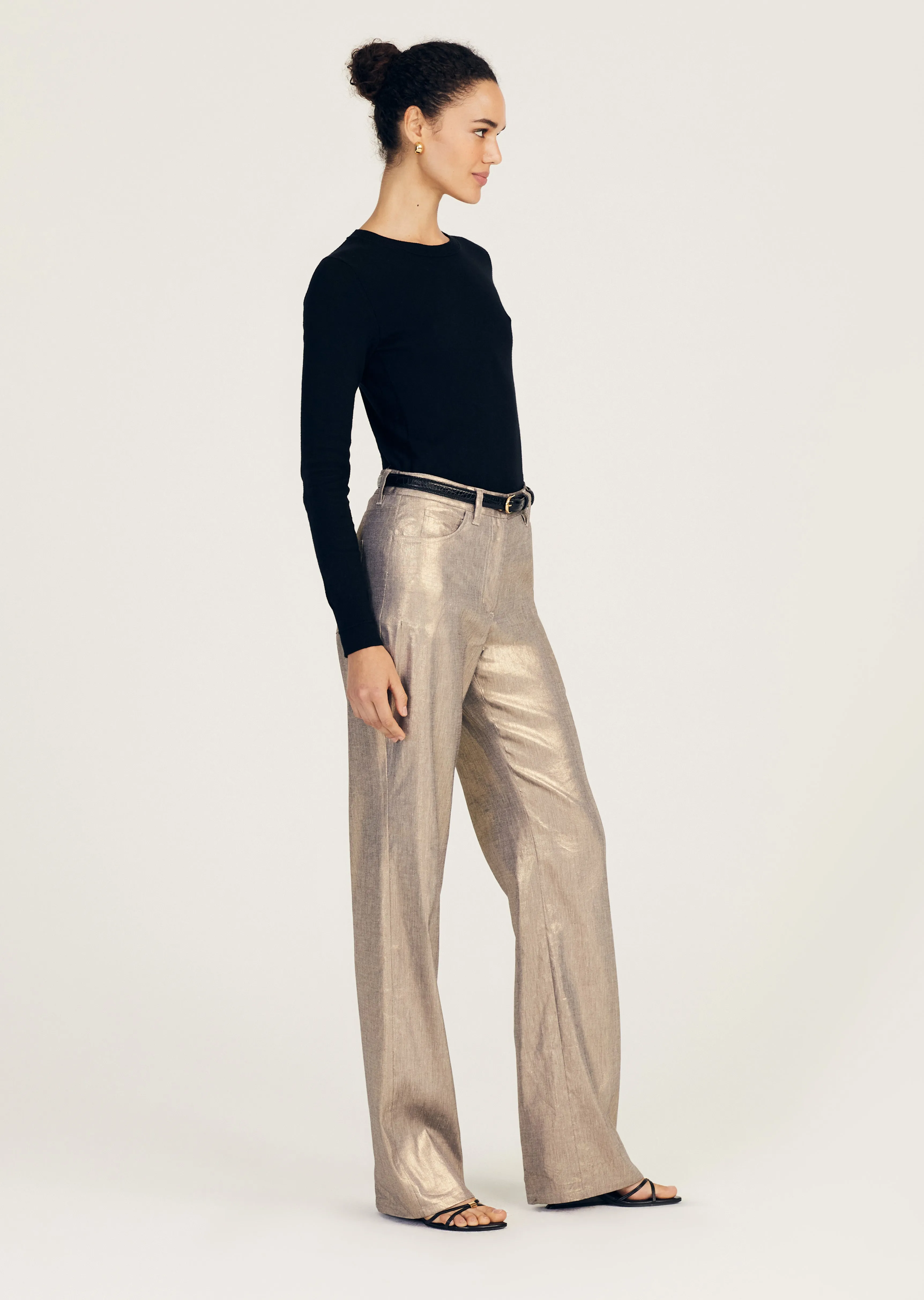 Larissa 5 Pocket Trouser - Oro