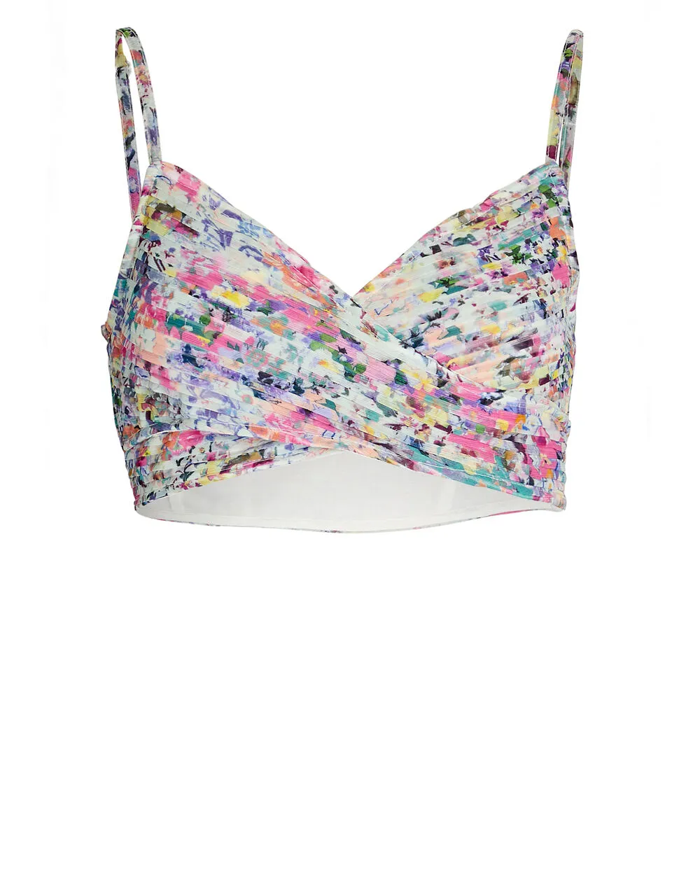 Lelia Bandeau Crop Top in Multicolor