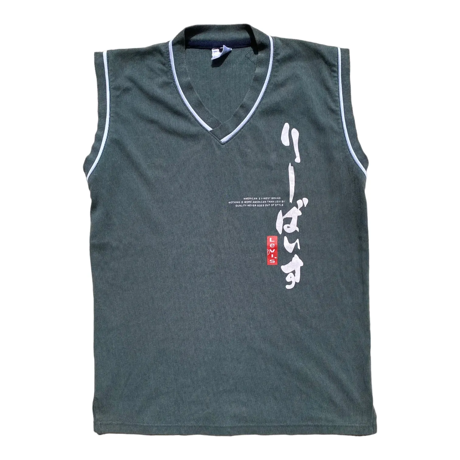 Levi’s V Neck Cotton Vest / Tank Top Shirt