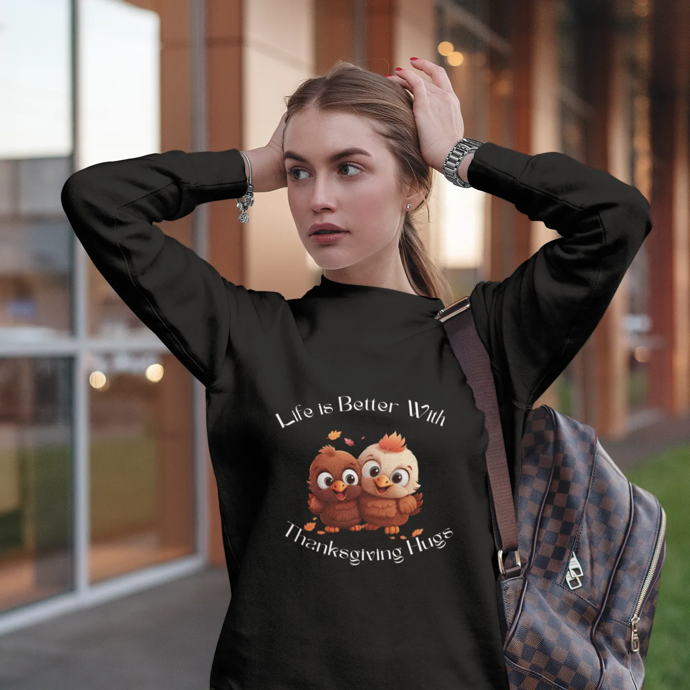 Life Is Better Fall Sweatshirt for Women, Vintage Halloween Sweatshirt, Thanksgiving Crewneck, Pumpkin Patch Autumn Sweater,Autumn Sweatshir