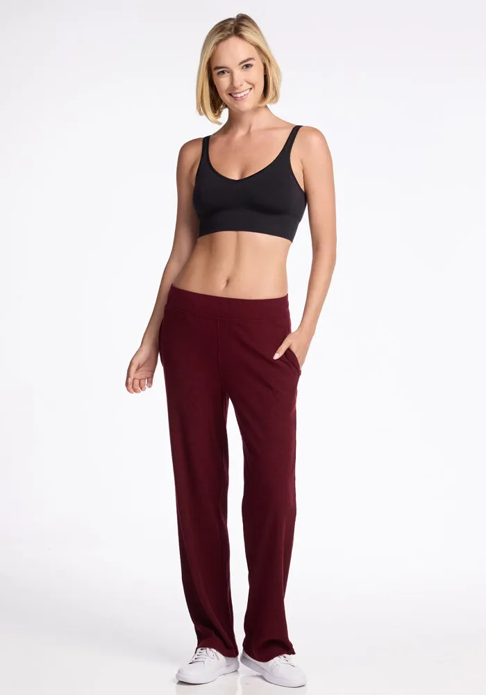 Luca Ribbed Pants • Final Sale Deals! - Cranberry Melange