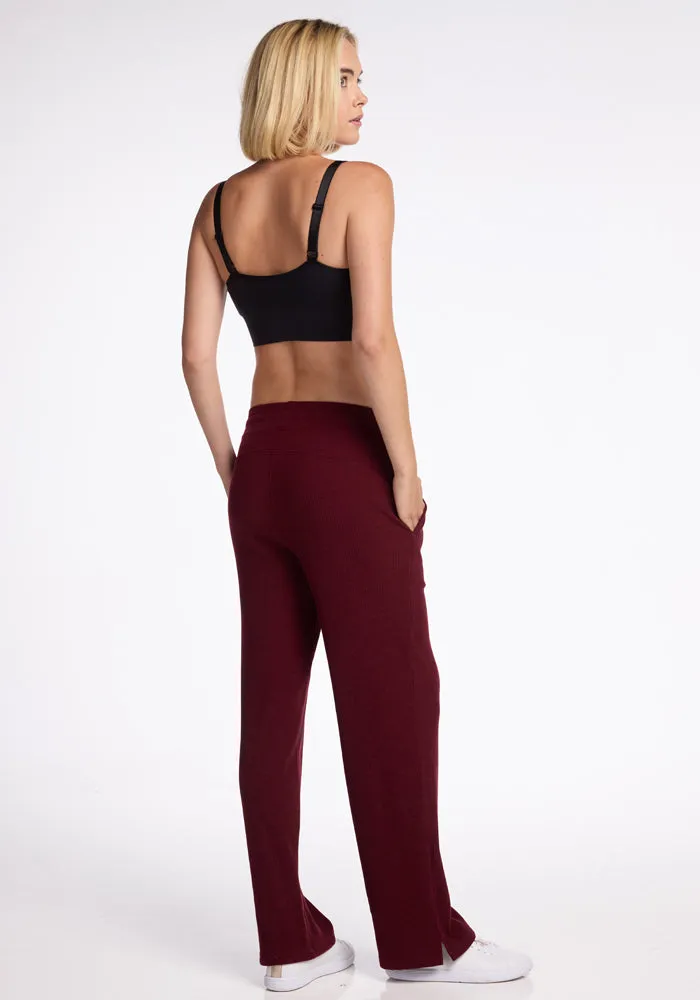 Luca Ribbed Pants • Final Sale Deals! - Cranberry Melange