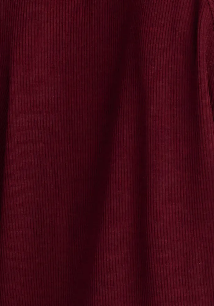 Luca Ribbed Pants • Final Sale Deals! - Cranberry Melange